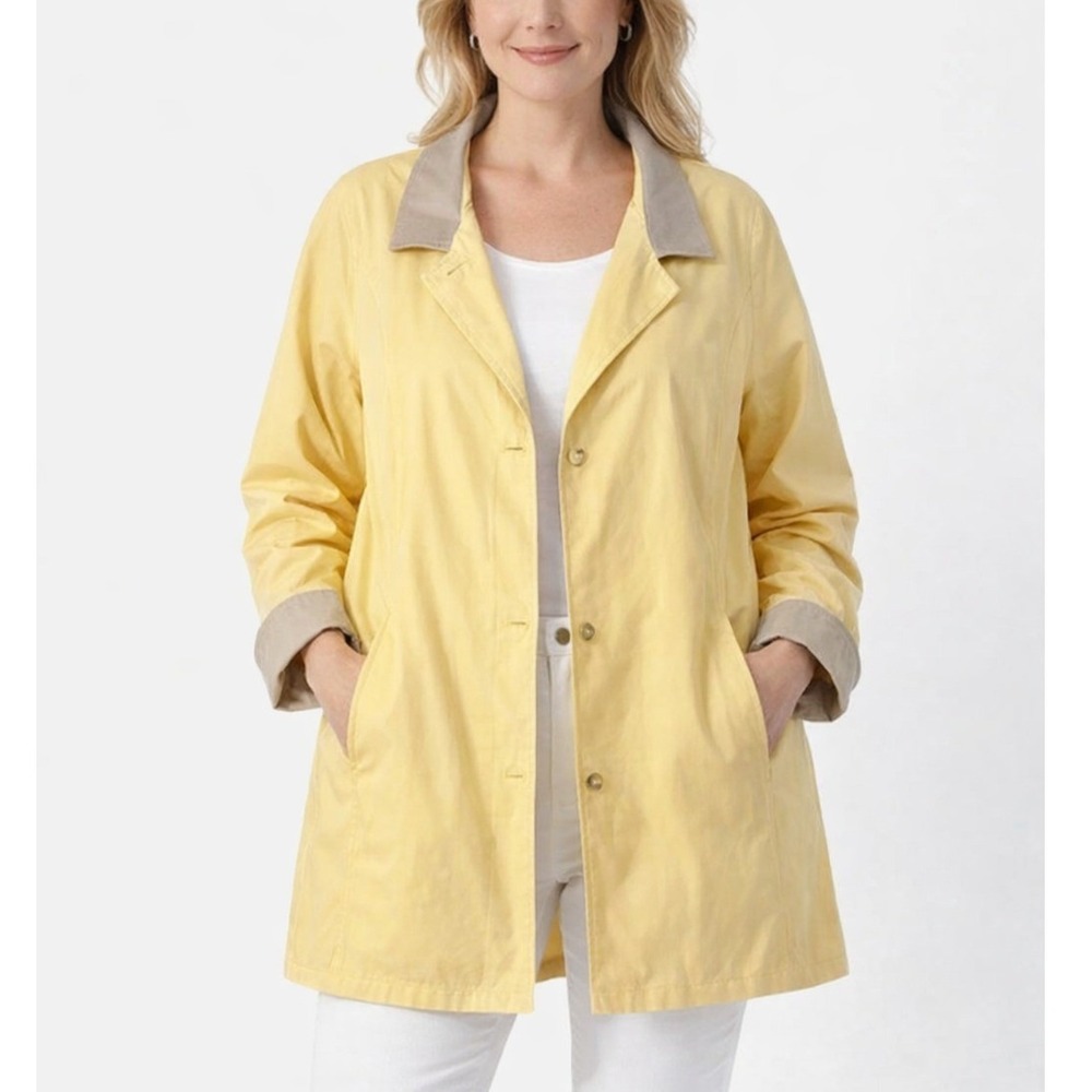 Yellow Microfiber Parka Size XL Softcore CleanGirl Light Spring Layer FS Limited